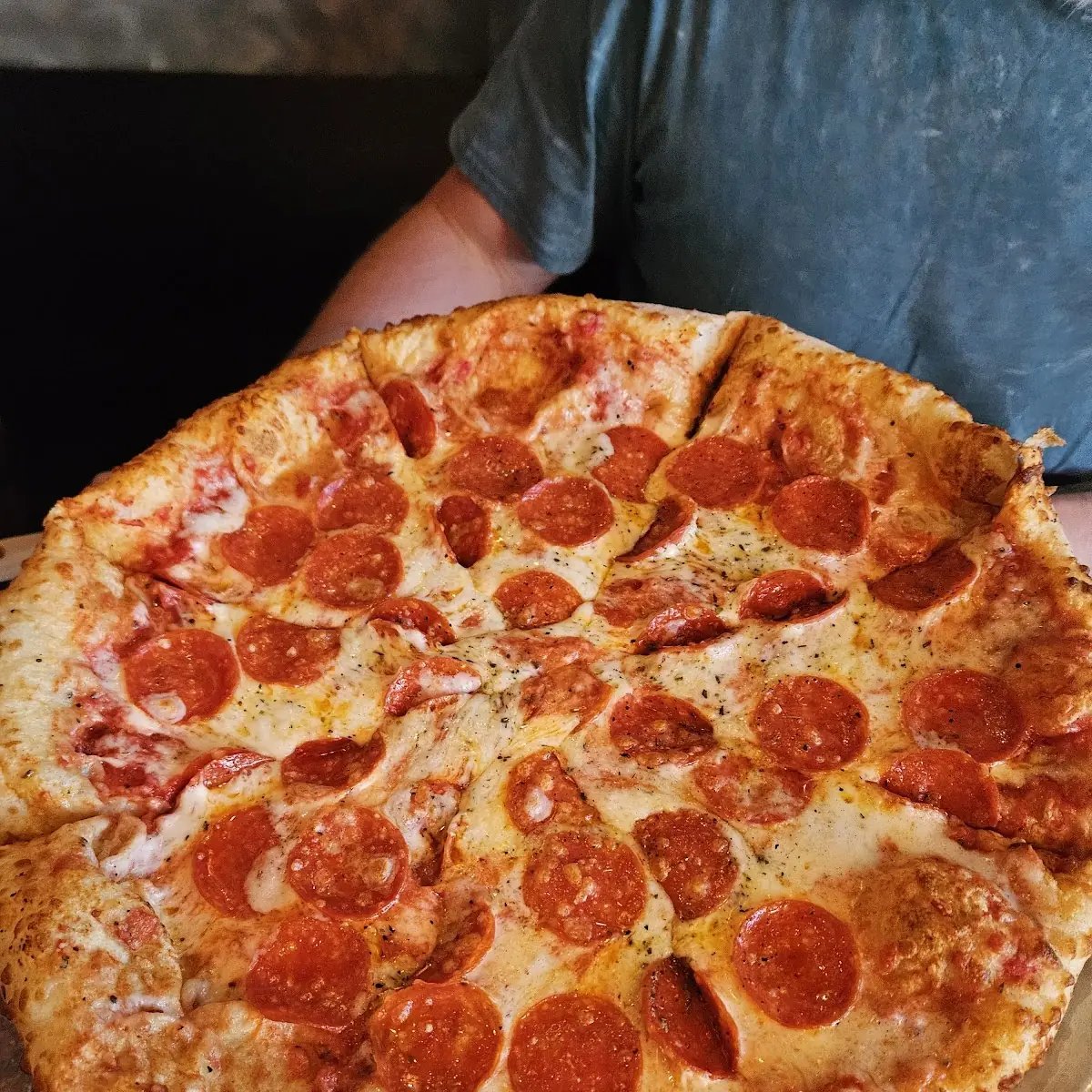 Pepperoni and Extra Cheese Pizza