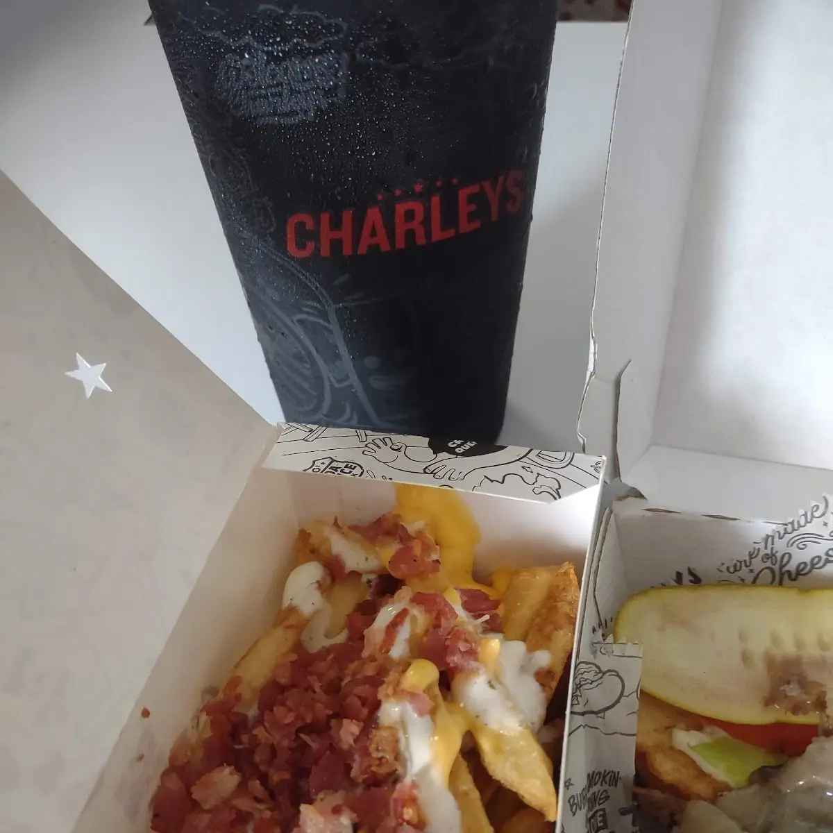 Loaded Fries and Lemonade