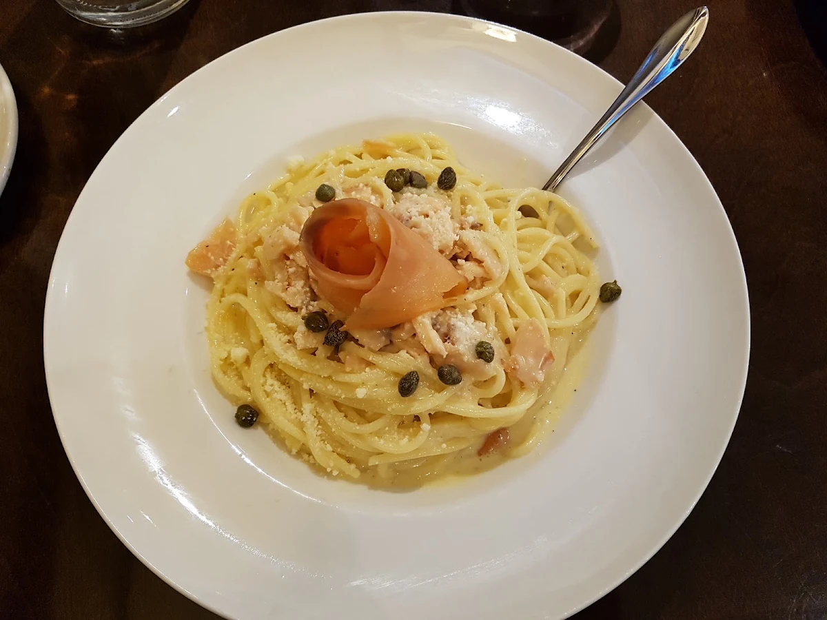 Salmon Carbonara