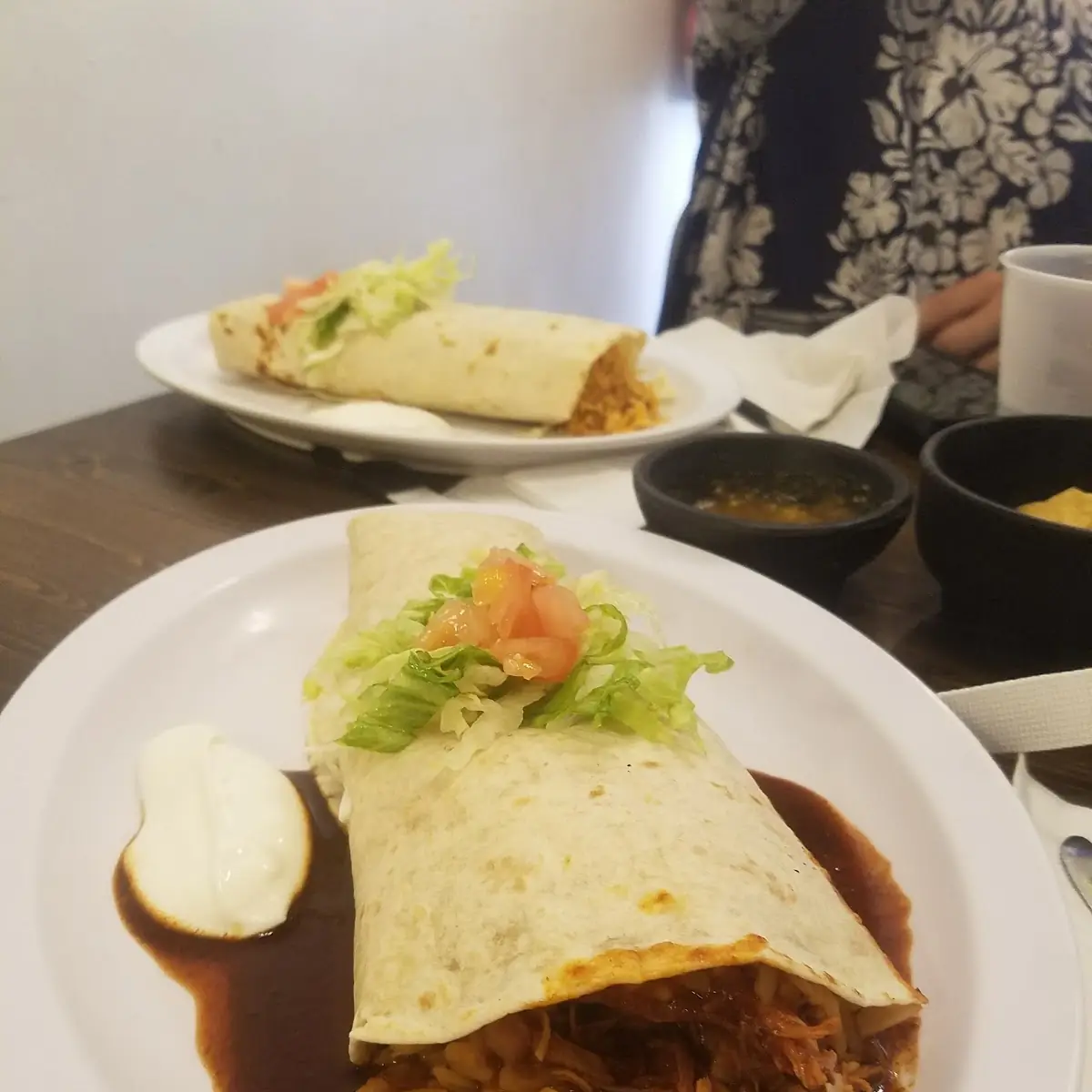Chicken Mole Burrito