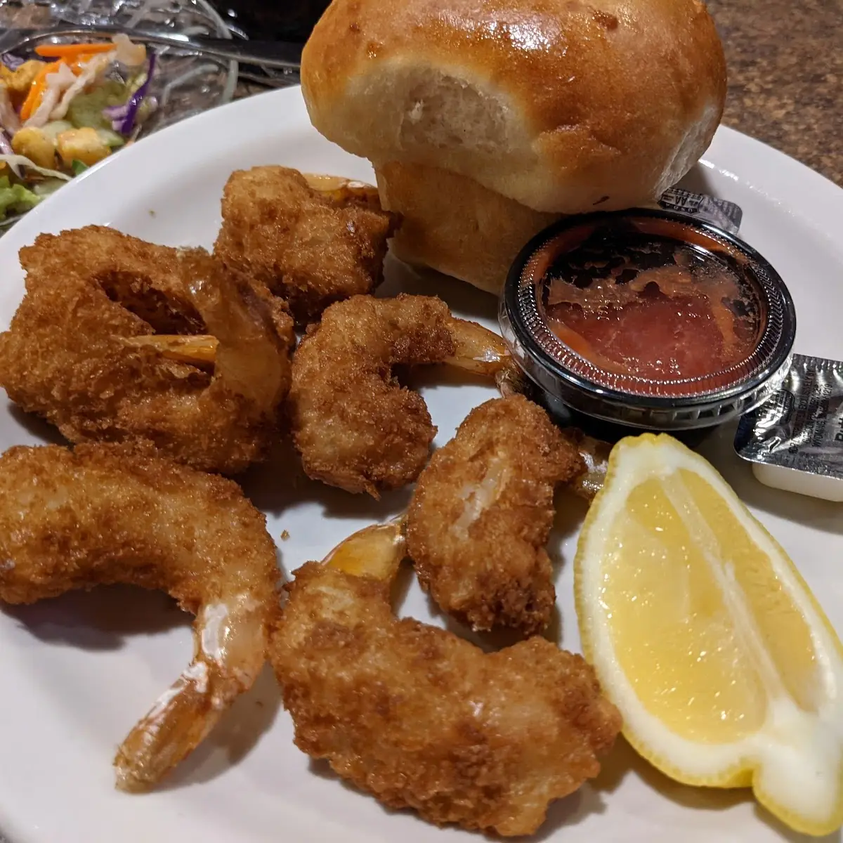 French Fries and Fried Shrimp