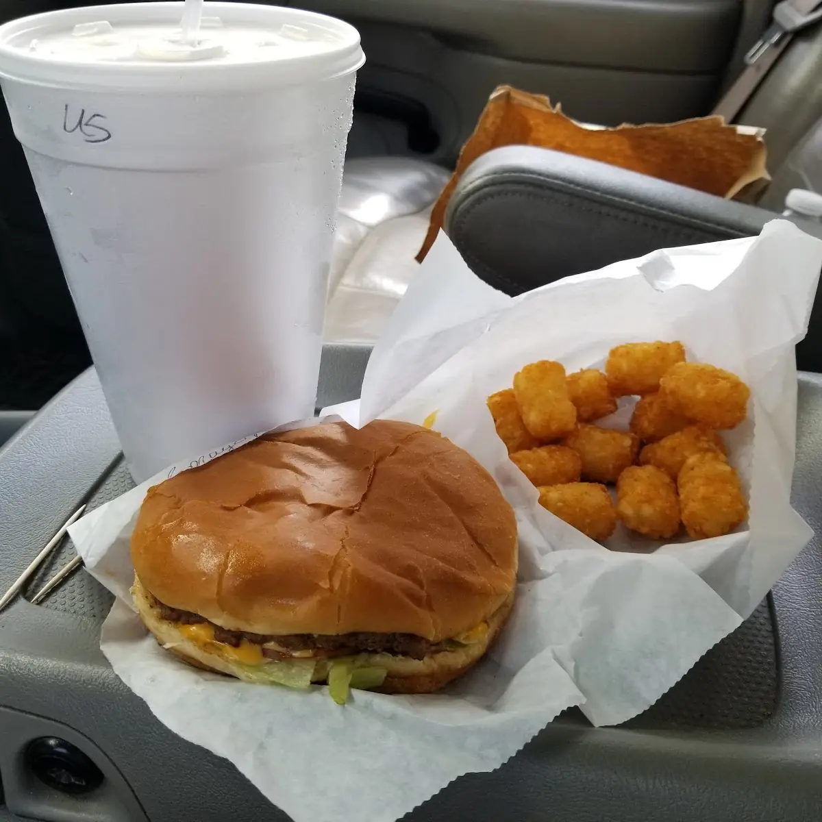 Cheeseburger and Tater Tots