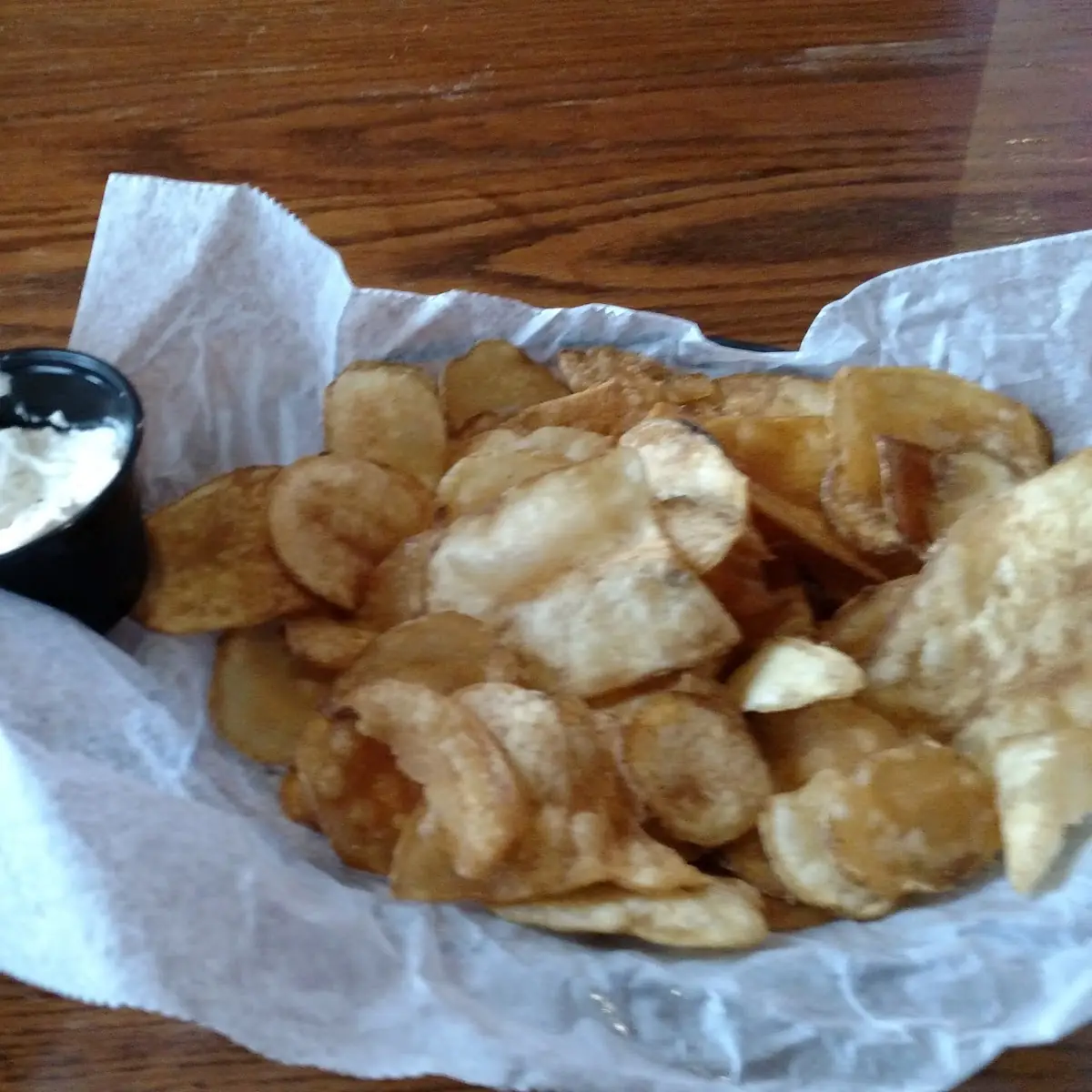 Chips and Dipping Sauce