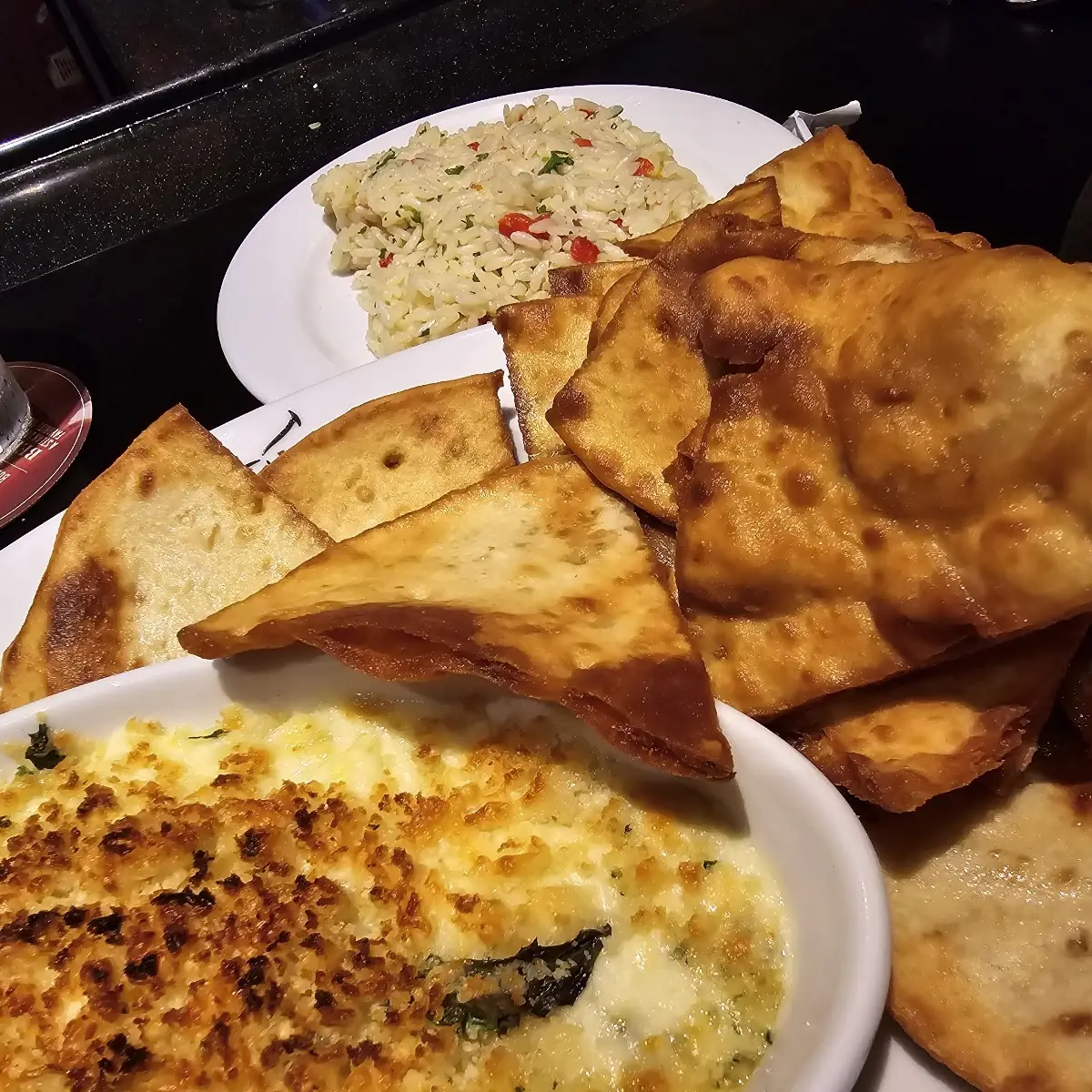 Parmesan Crusted Spinach Dip