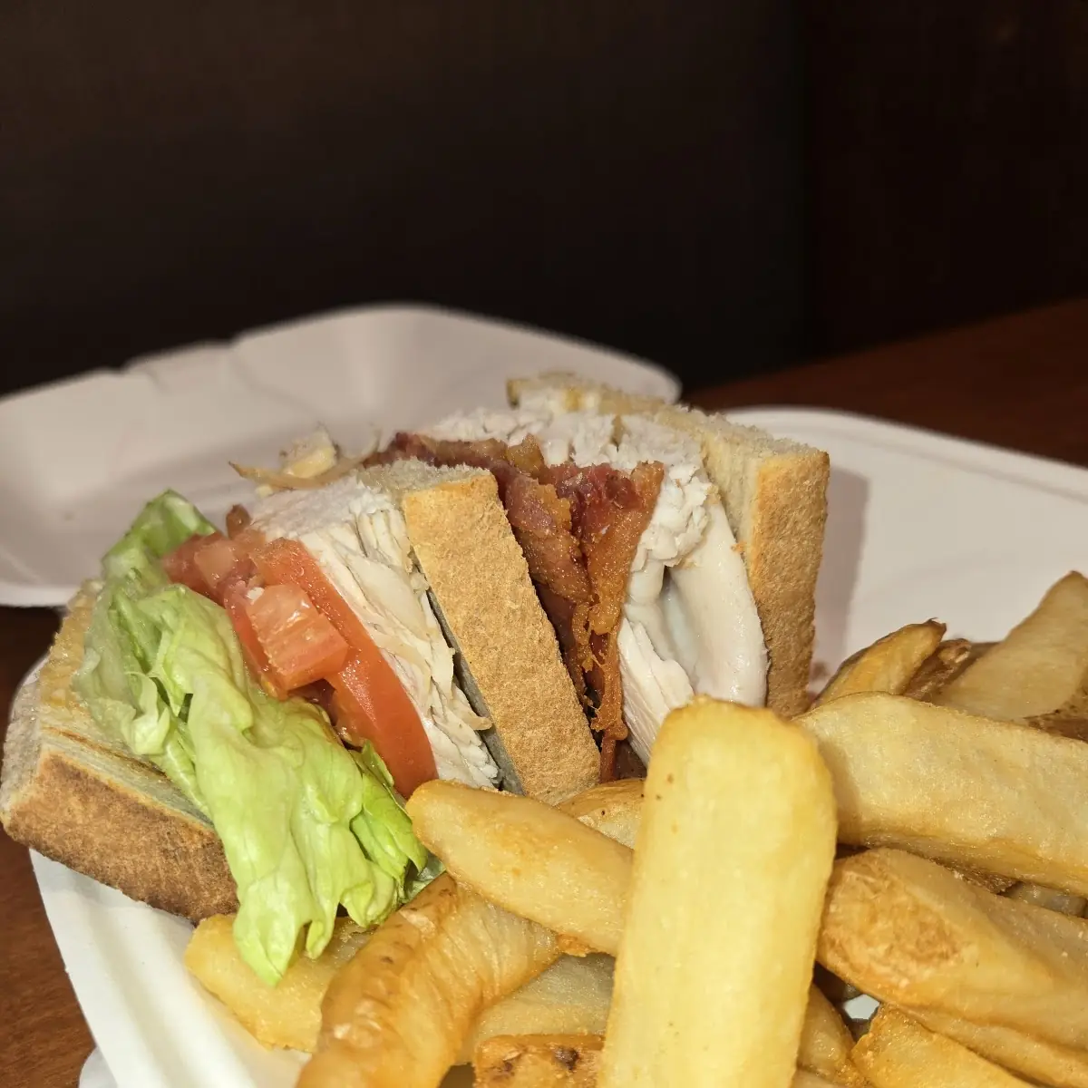 Turkey Bacon Club Sandwich