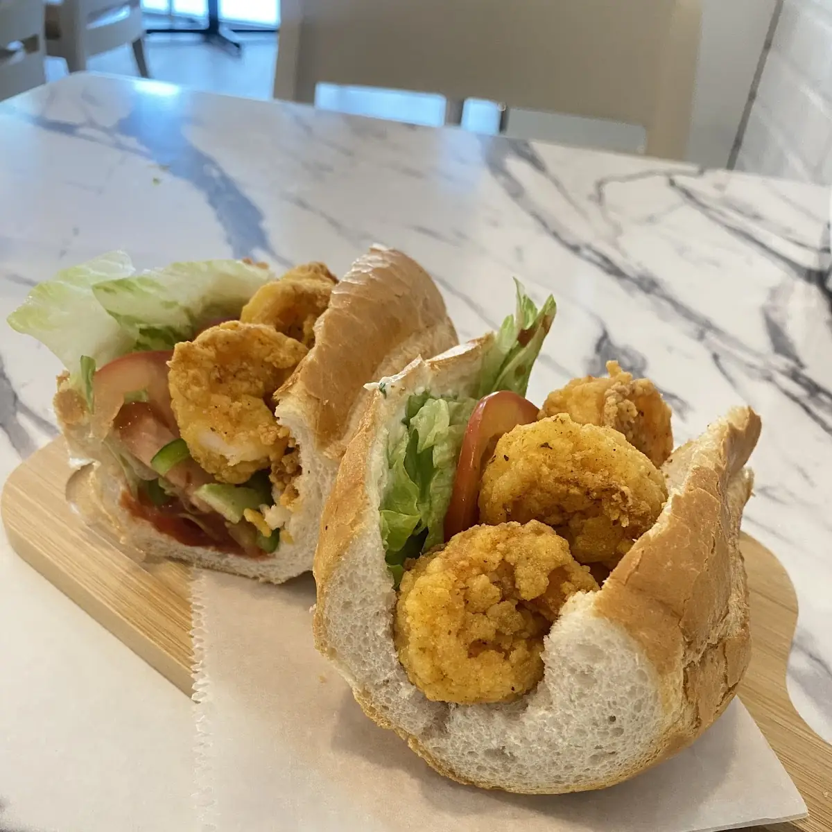 Fried Shrimp Banh MI