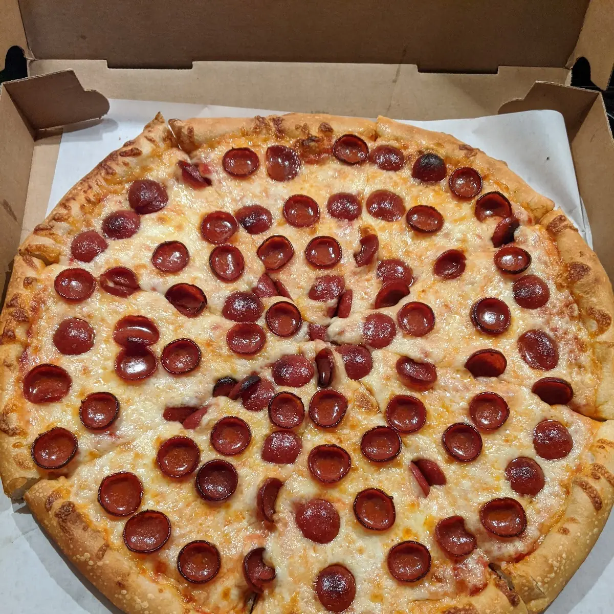 Cup & Char Pepperoni Pizza