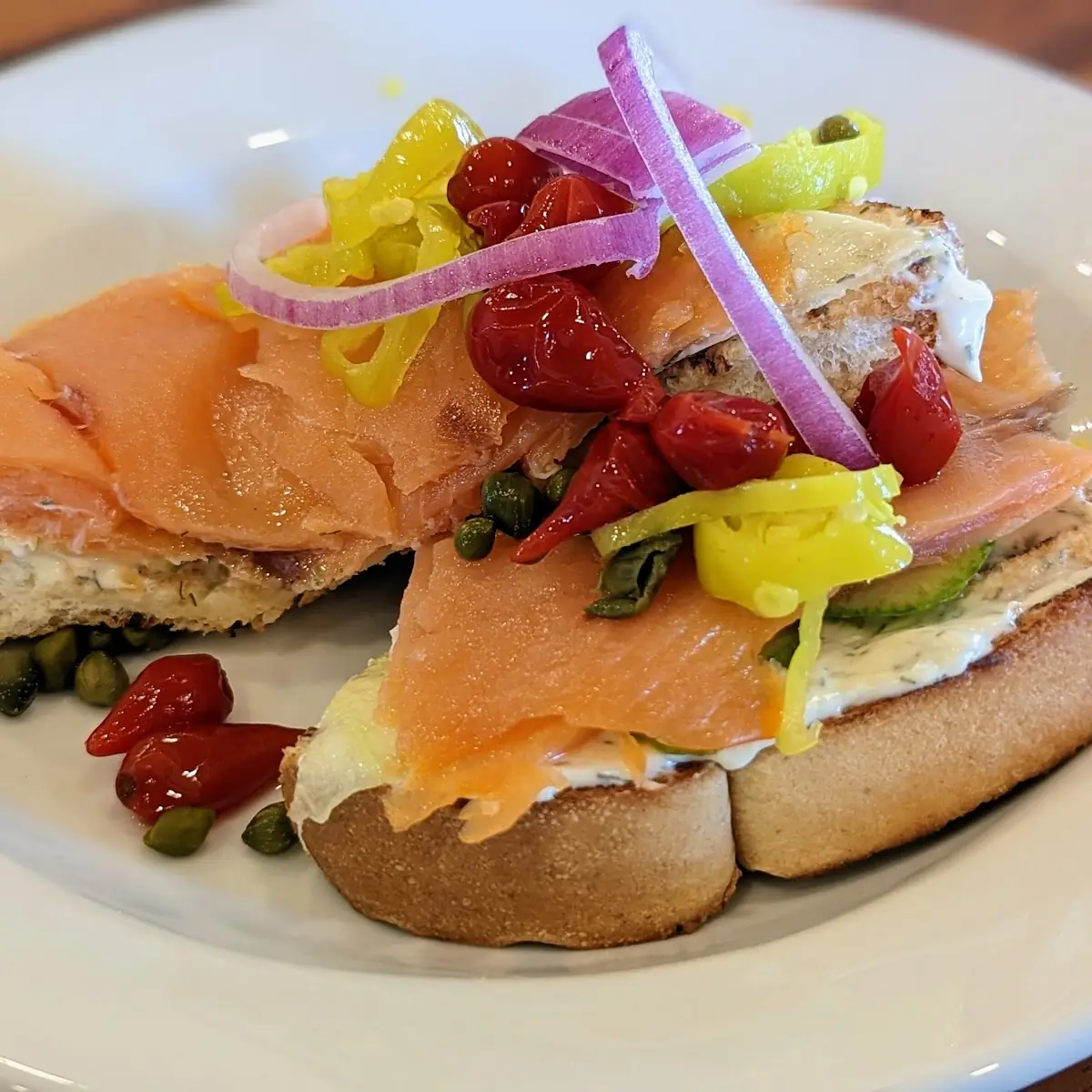 Smoked Salmon Toast