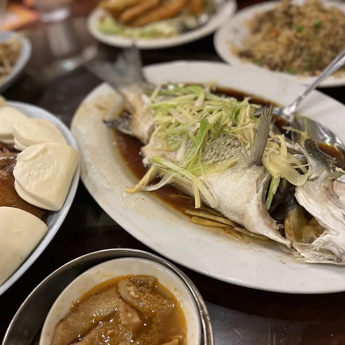 Steamed Stripe Bass