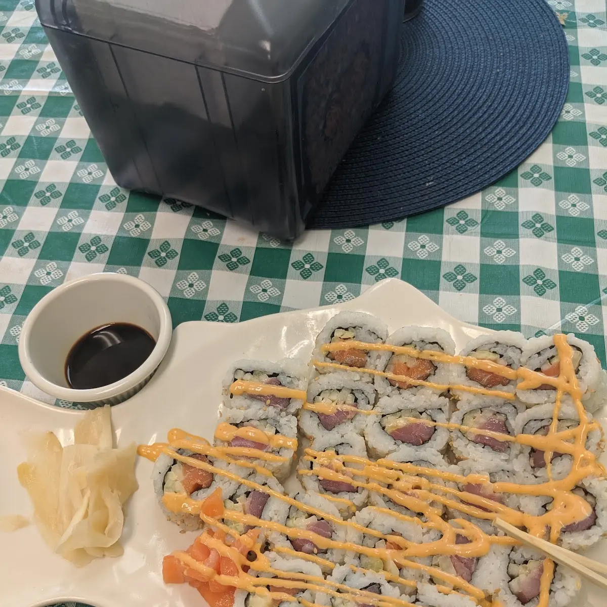 Spicy Tuna Roll Spicy Salmon Roll