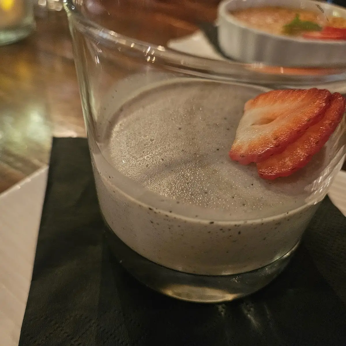Black Sesame Panna Cotta