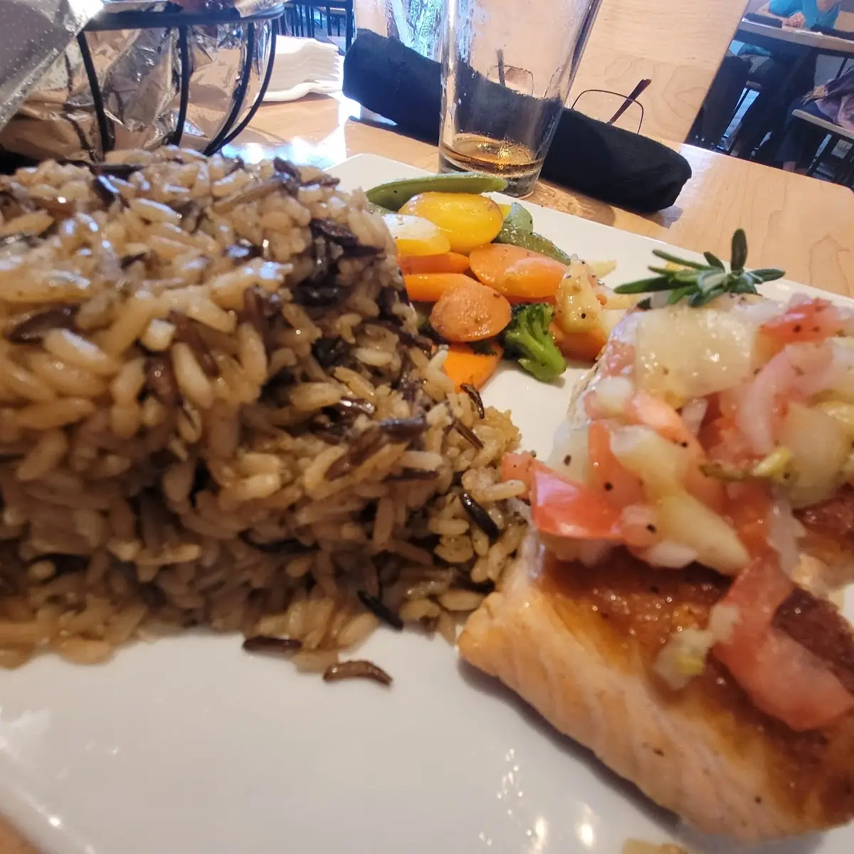 Salmon and Wild Rice