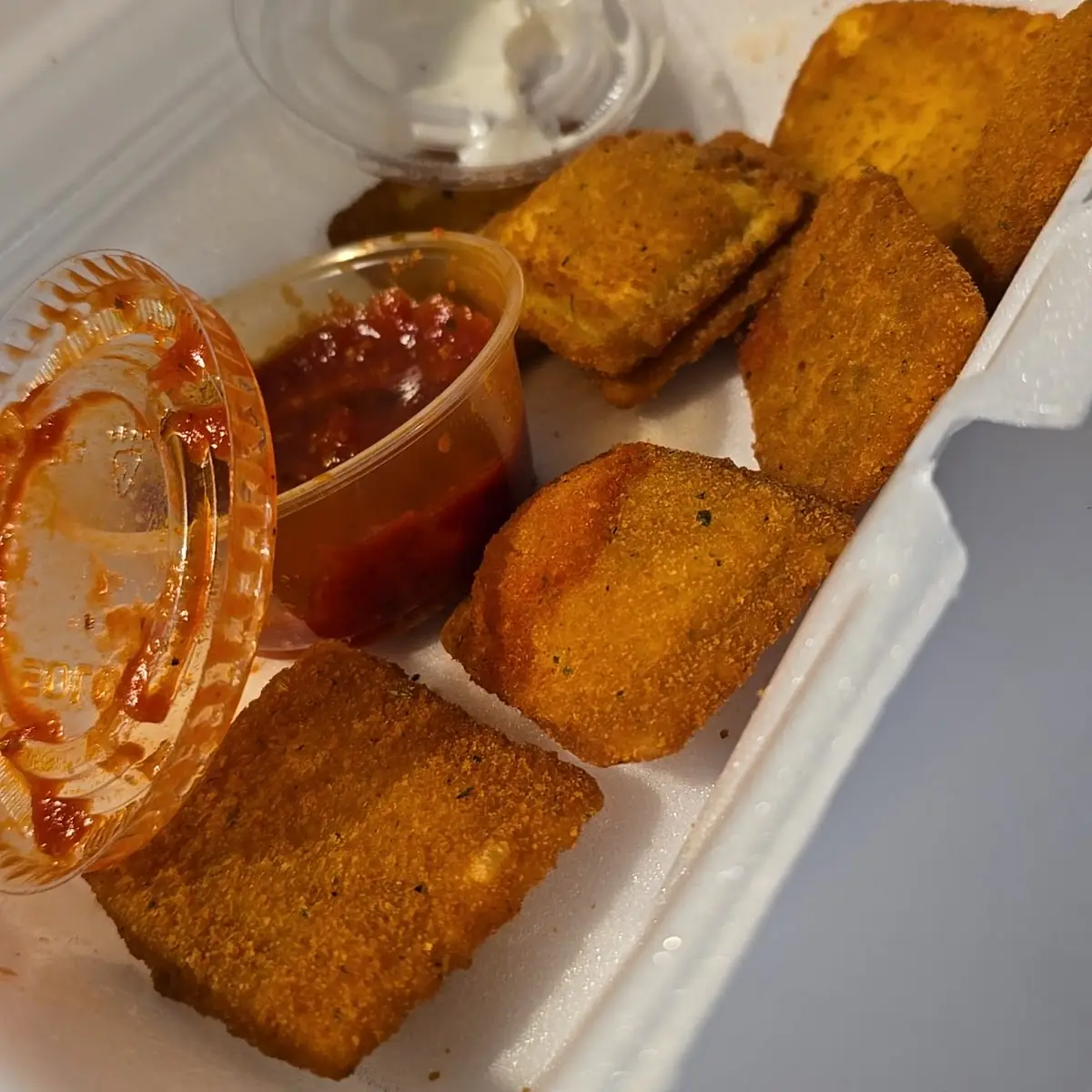 Fried Cheese Ravioli