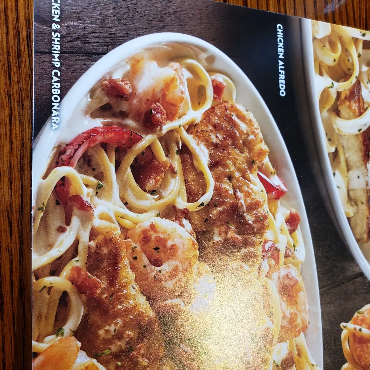 Chicken & Shrimp Carbonara