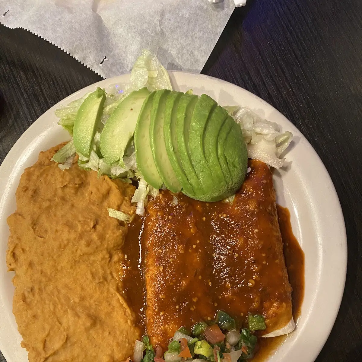 2 Enchilada Plate