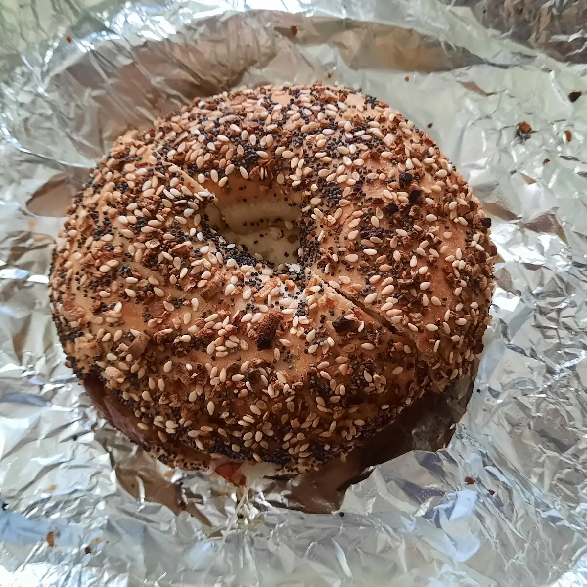 Everything Bagel Breakfast Sandwich