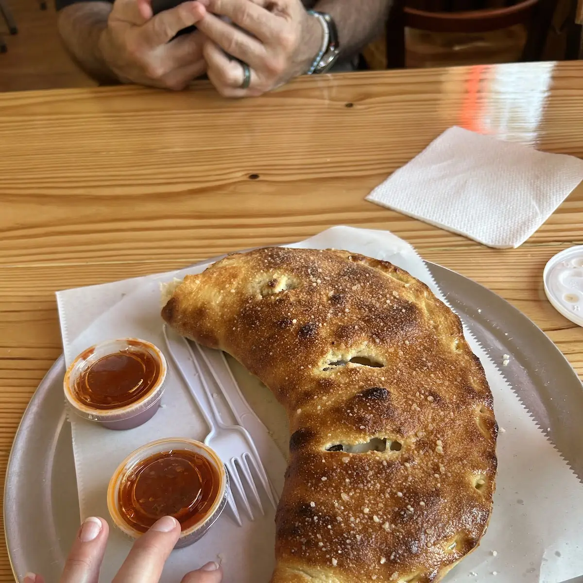 Mozzarella Cheese Ricotta & Ham Calzone