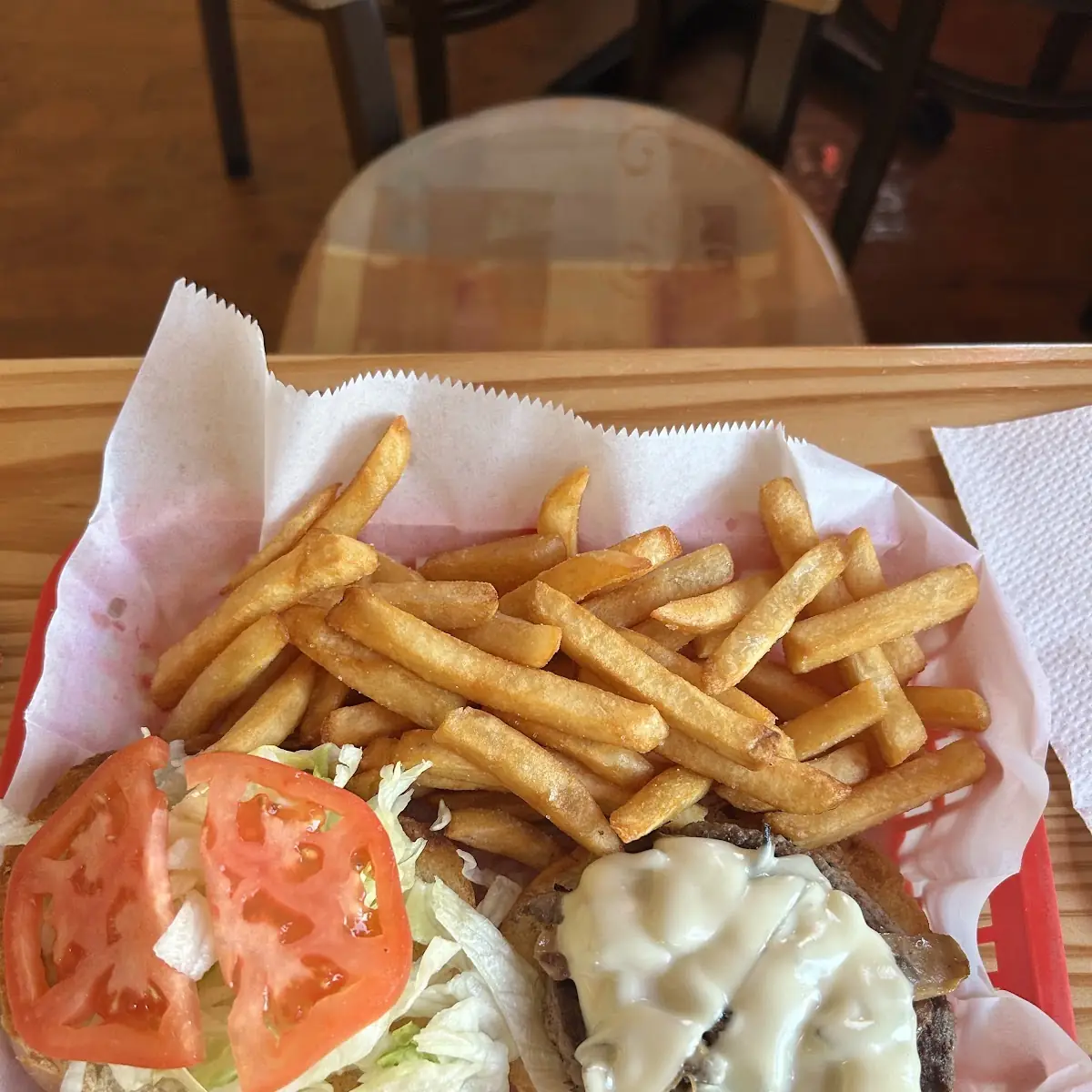 Mushroom Swiss Burger