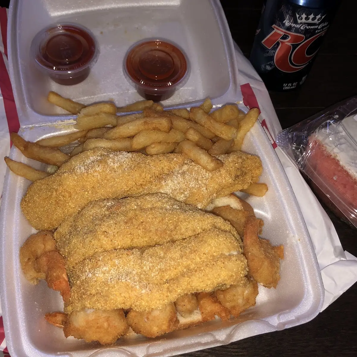 Catfish Shrimp with Lemon Pepper