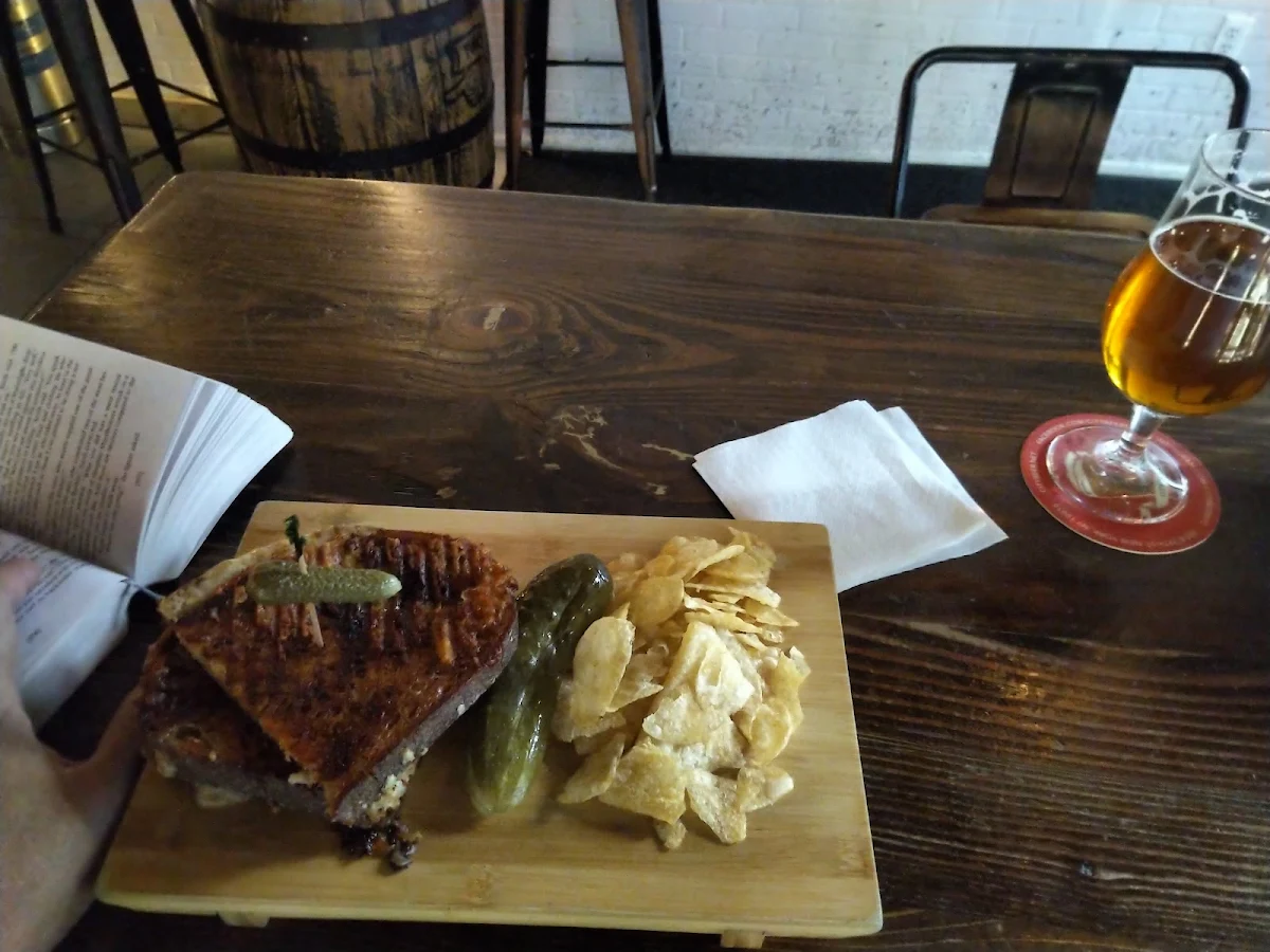 Grilled Cheese and Pumpkin Draft and a Book