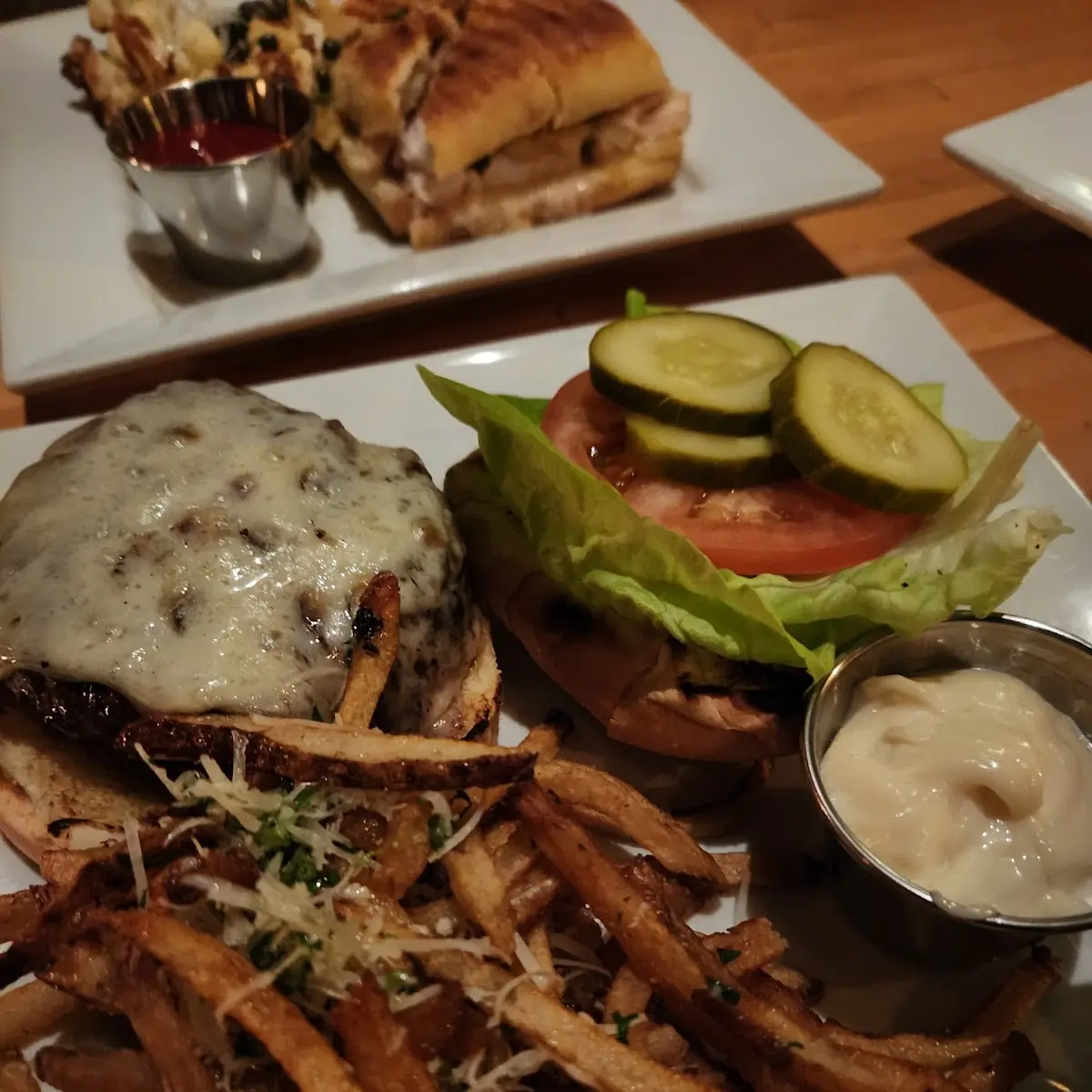 Burger and Fries