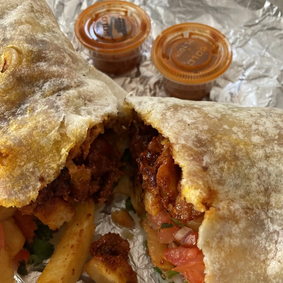 Kids Bean & Cheese Burrito with Fries