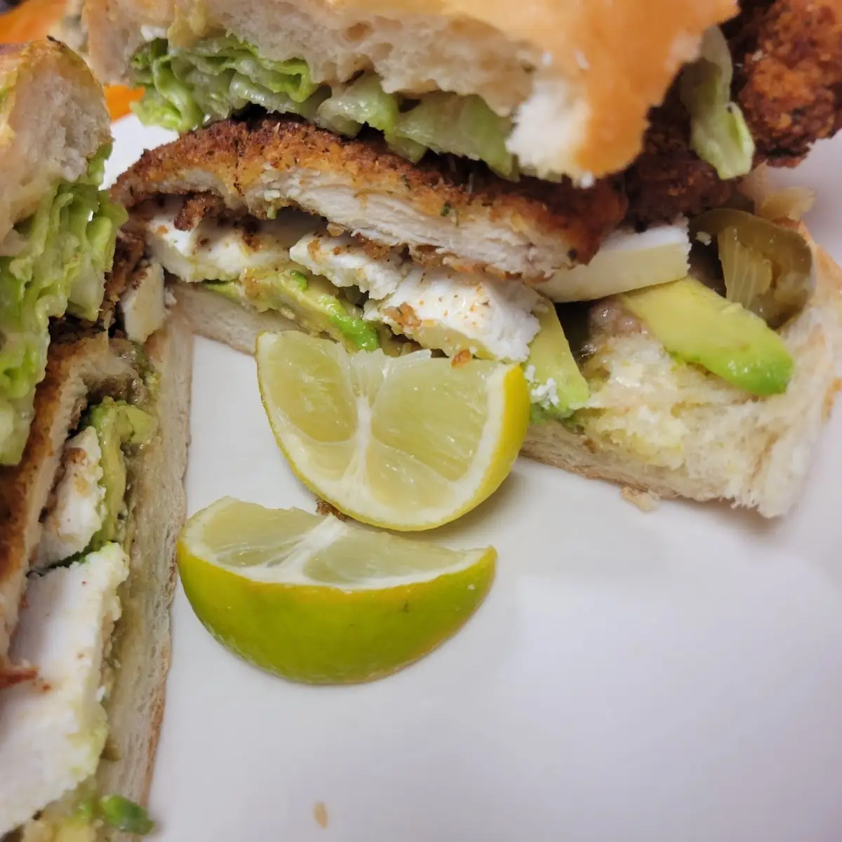 Chicken Sandwich Torta De Pollo