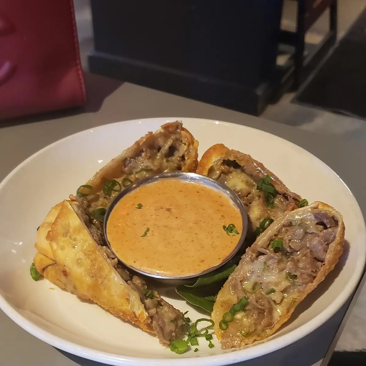 Philly Cheesesteak Egg Rolls