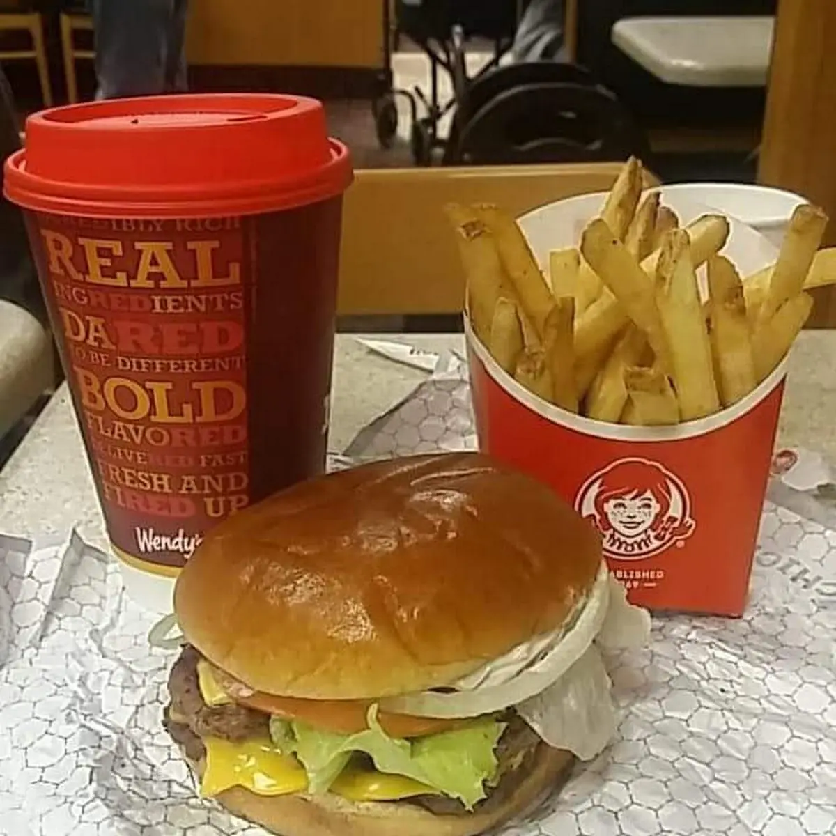 Dave's Double Cheeseburger