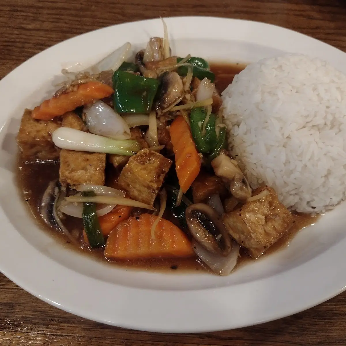 Ginger Stir Fry with Tofu
