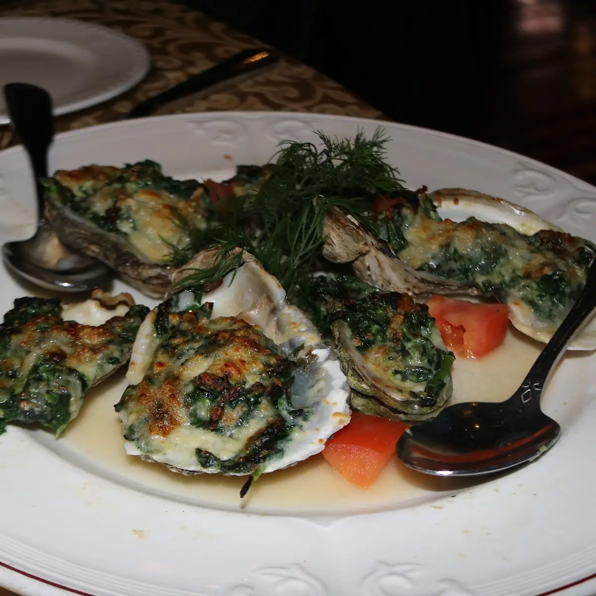 Oysters Rockefeller