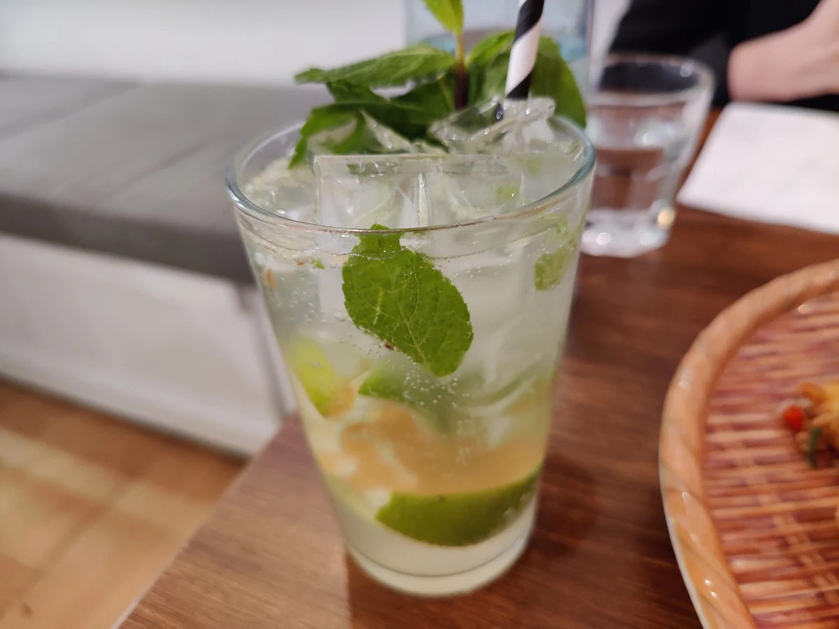 Lychee Pineapple Mint Soda, Ngon Brisbane