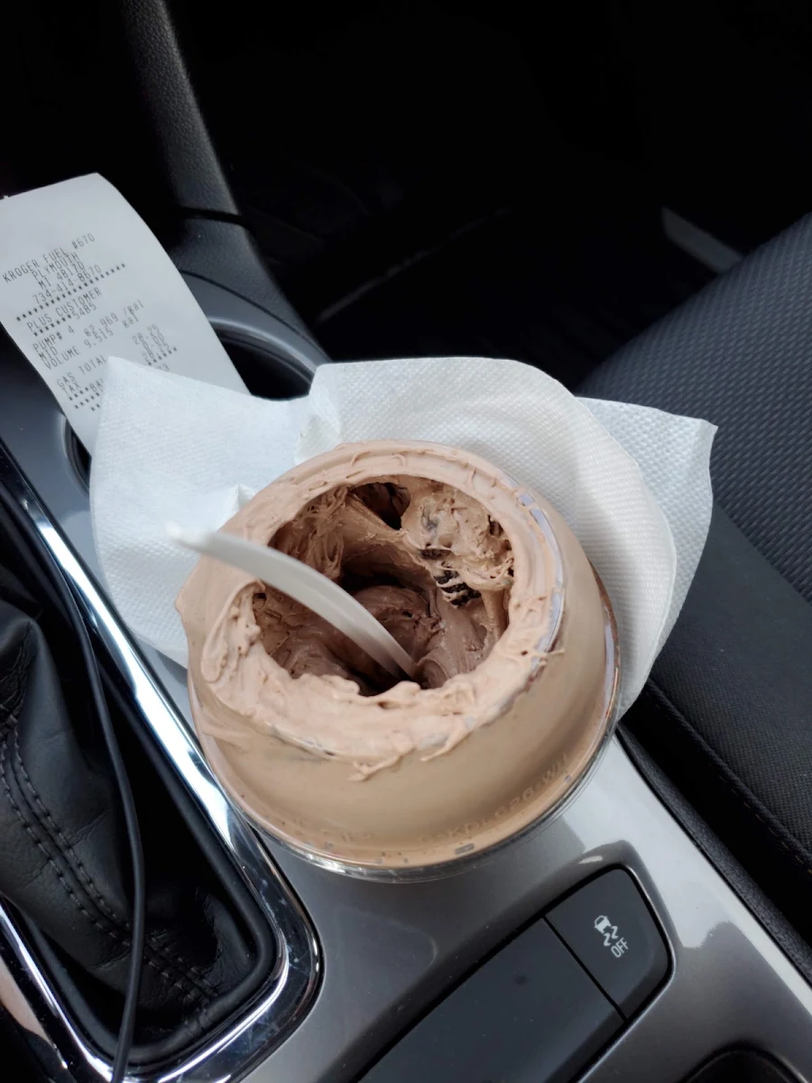 Small Chocolate Flurry with M&ms and Brownies