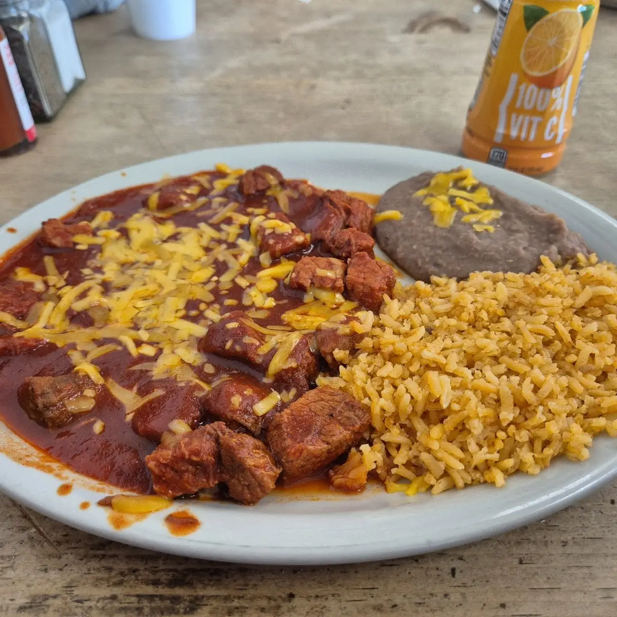 Carne Adobada Plate