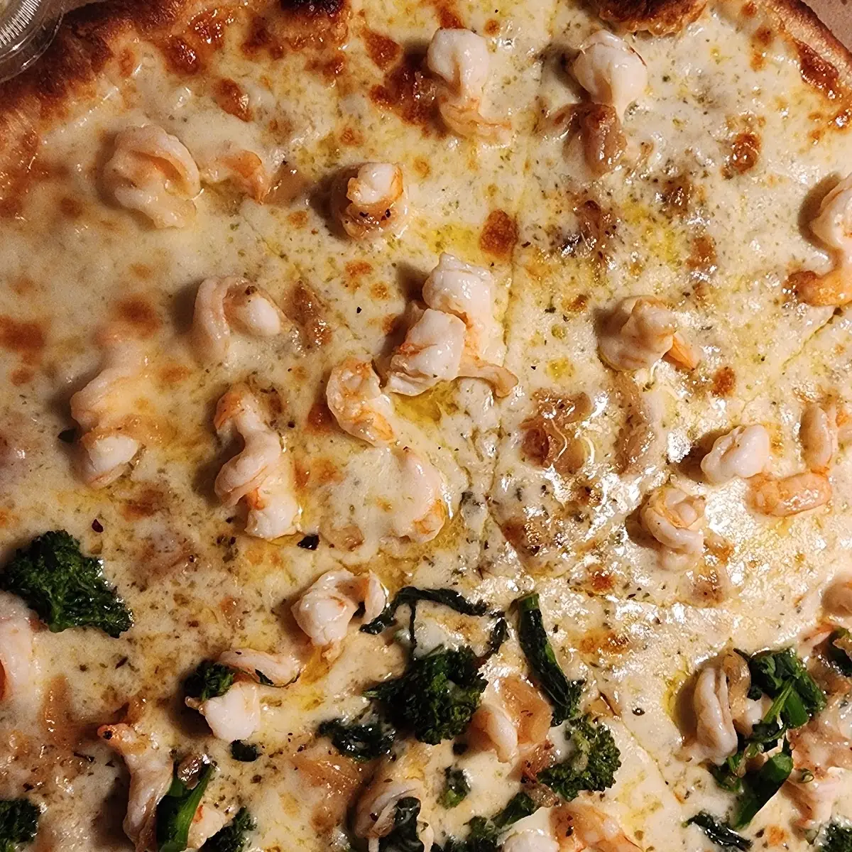 Shrimp Scampi Pizza