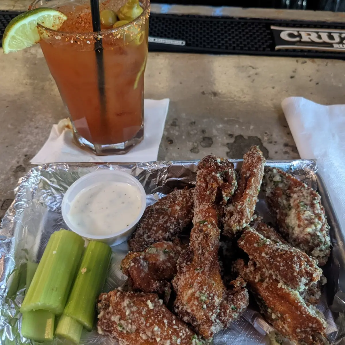 Garlic Parmesan Wings