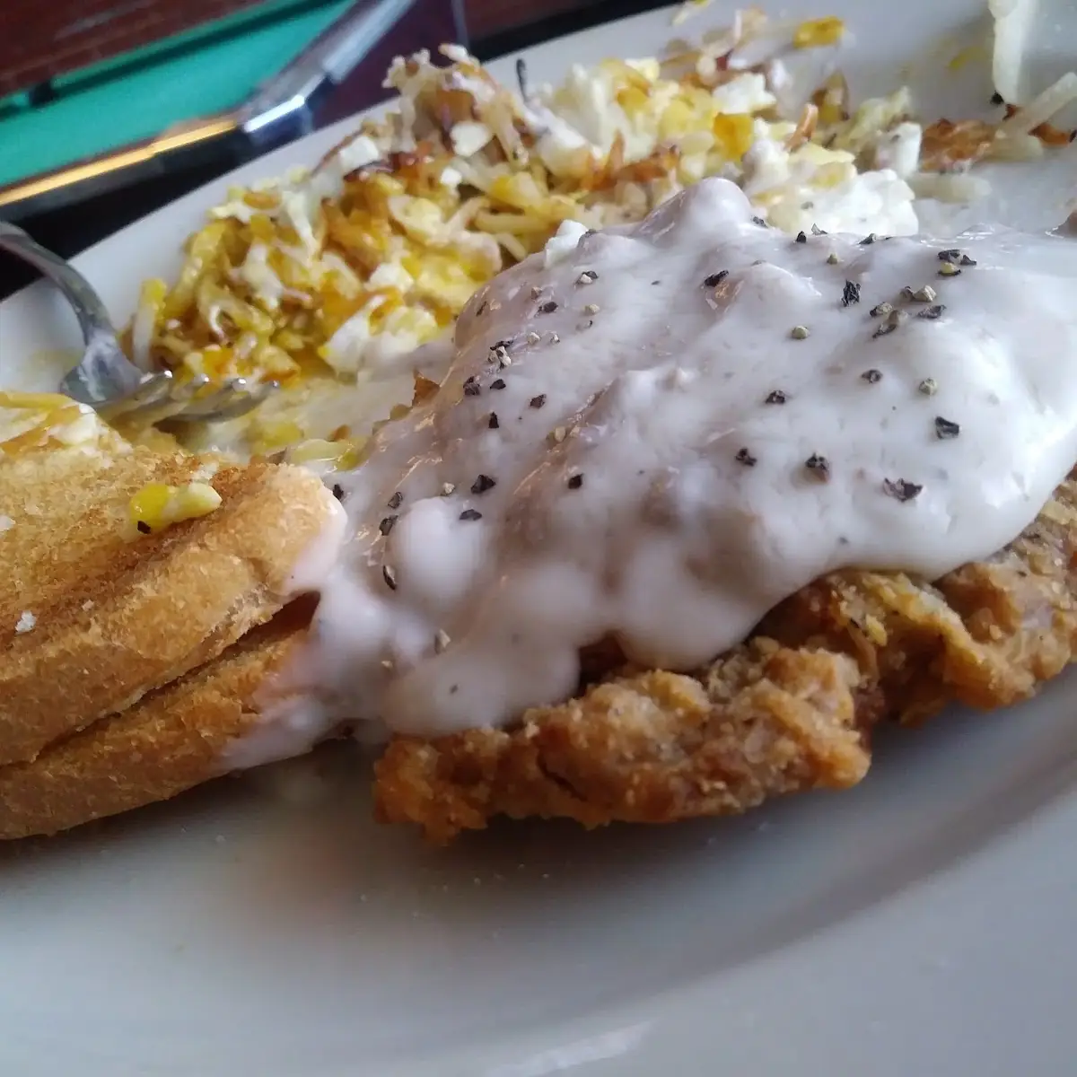 Chicken Fried Steak and Eggs