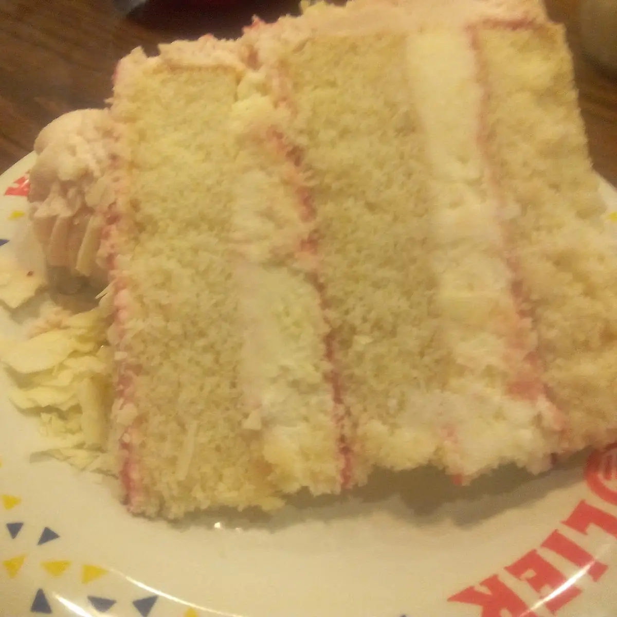 White Chocolate Raspberry Cake