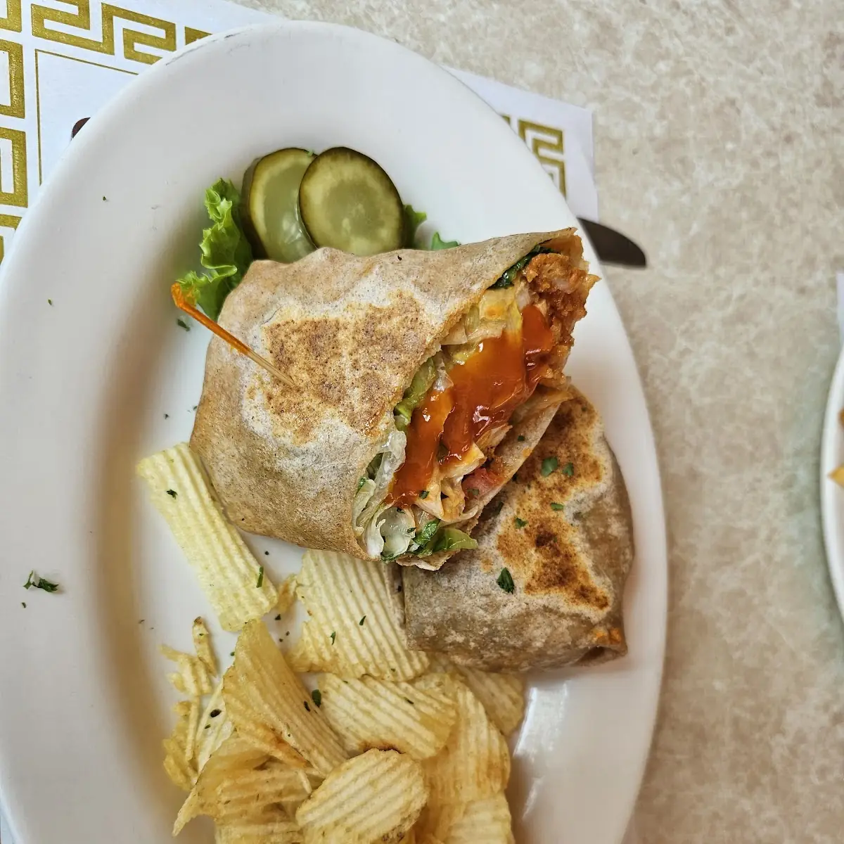 Spicy Chicken Wrap