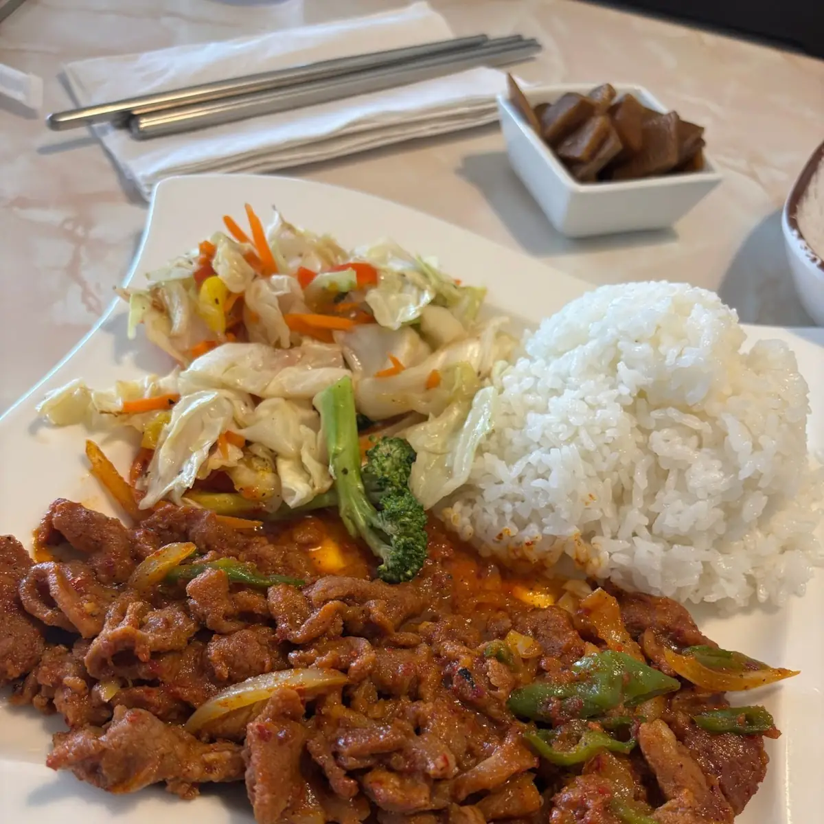Teriyaki Chicken & Bulgogi Beef