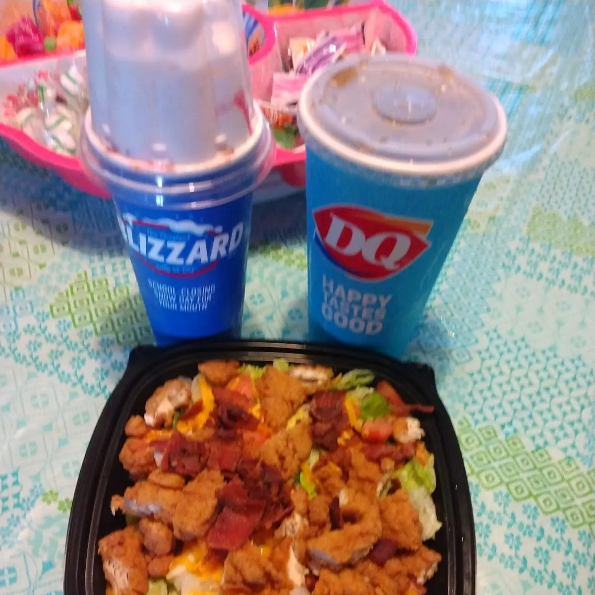 Crispy Chicken blt Salad