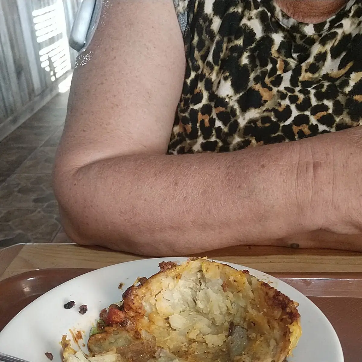 Bake Potato with Chopped Beef