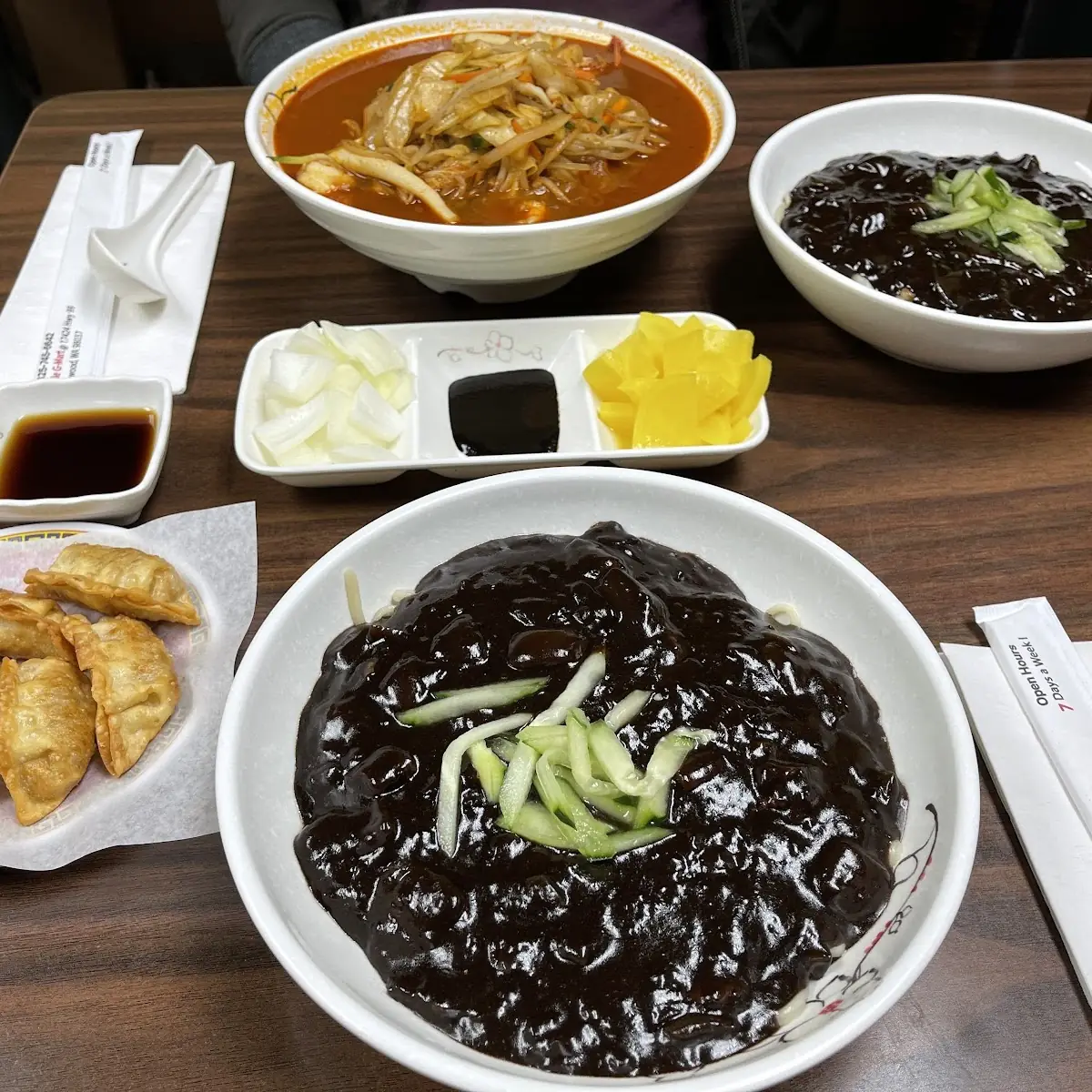 Noodles with Black Bean Sauce