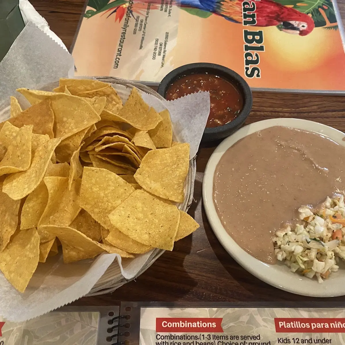 Chips and Bean Dip