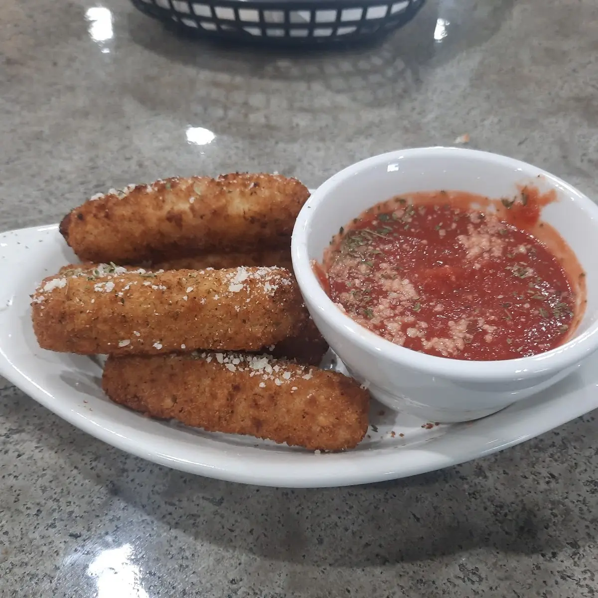Toasted Mozzarella Sticks