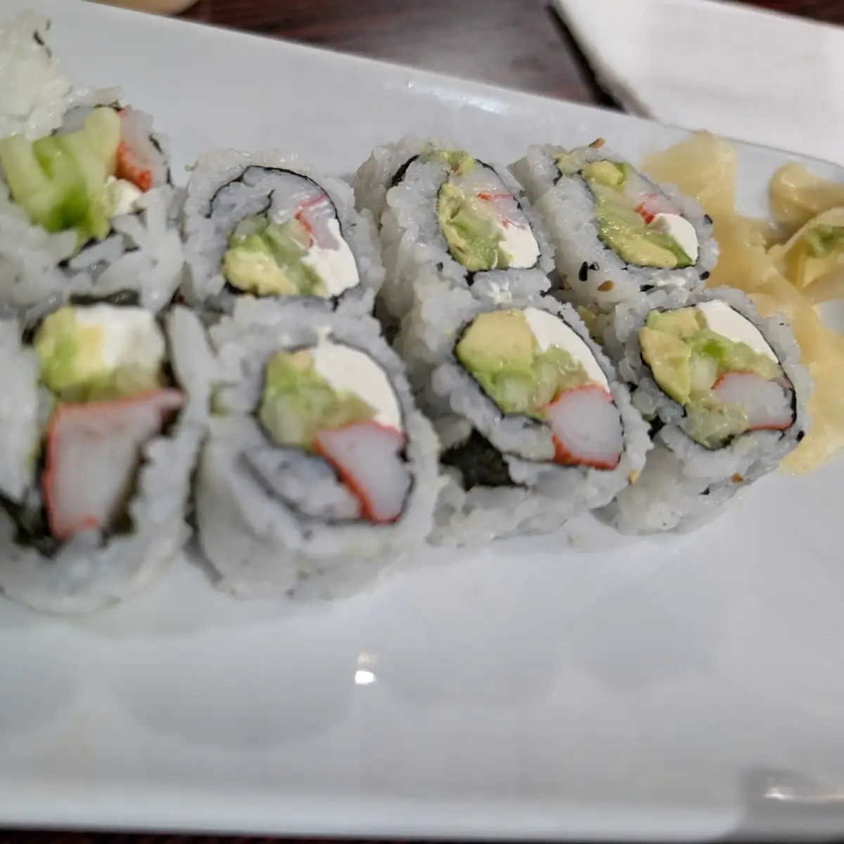 California Roll w Cream Cheese