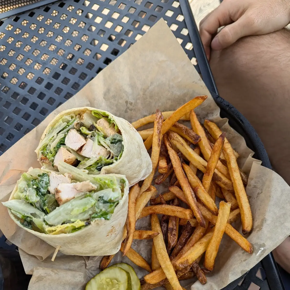 Blackened Chicken Caesar Wrap