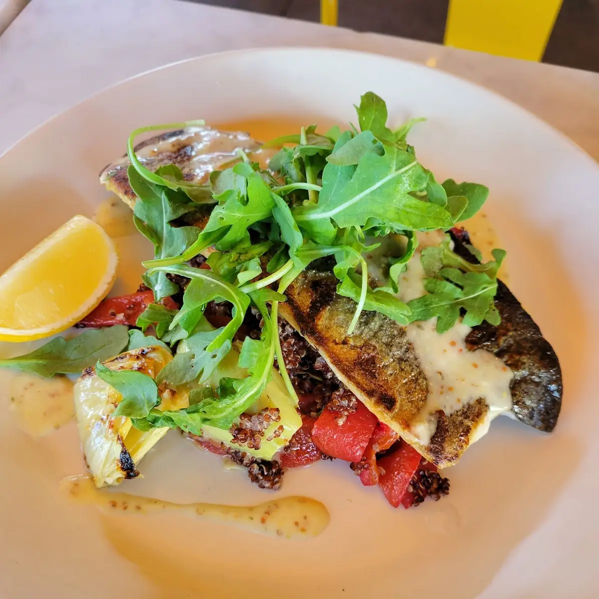Pan Seared Sea Bass