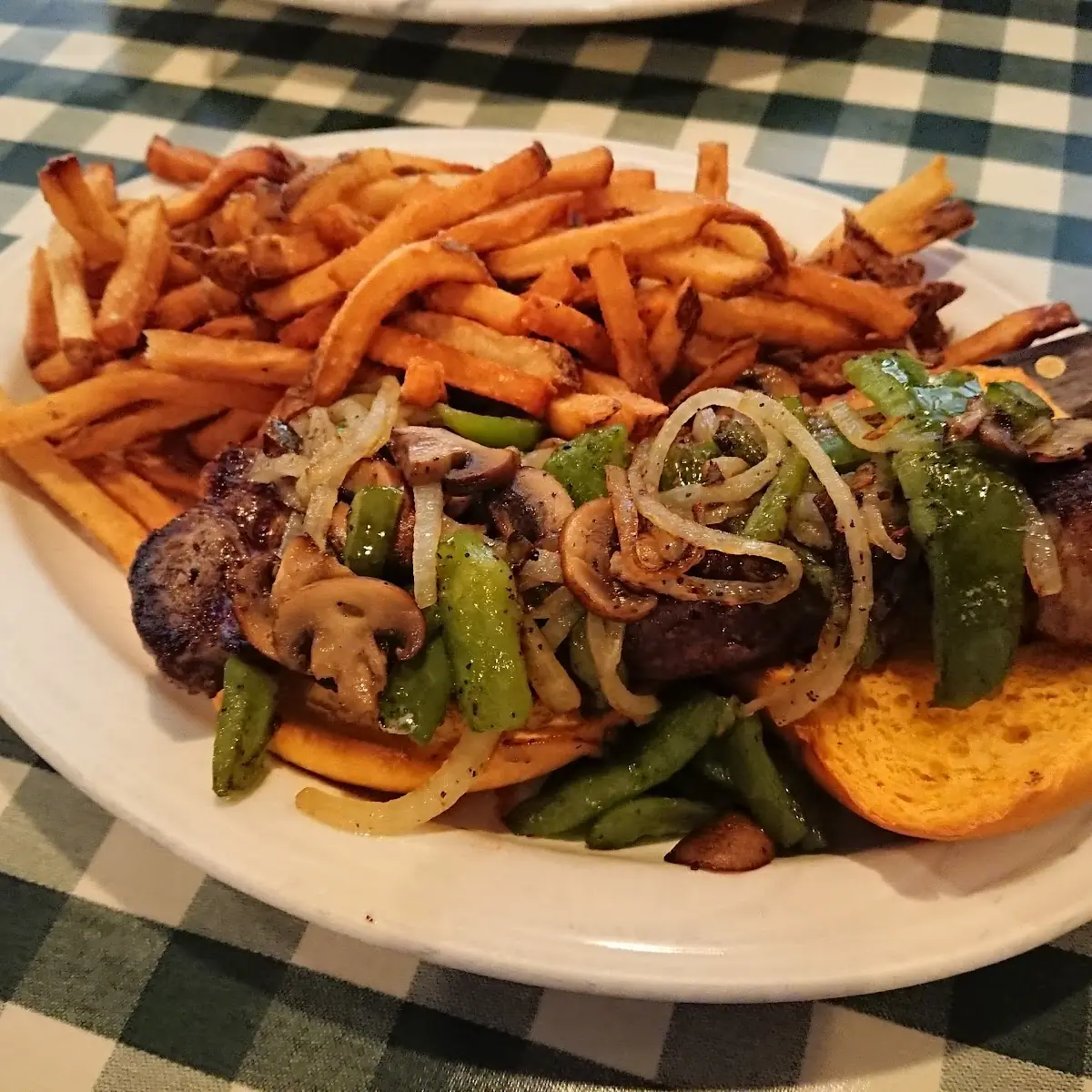 Open Steak Sandwich