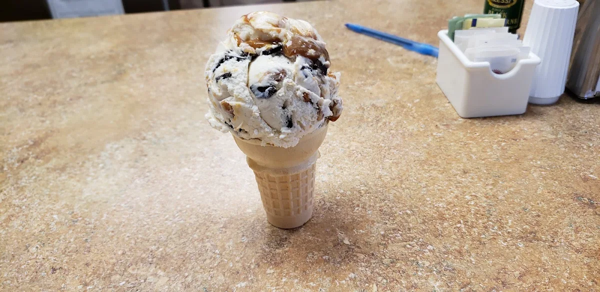 Carmel Crunch Ice Cream Cone